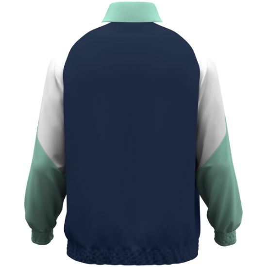 Afbeeldingen van Geweven jas Dynamic marine/wit/munt