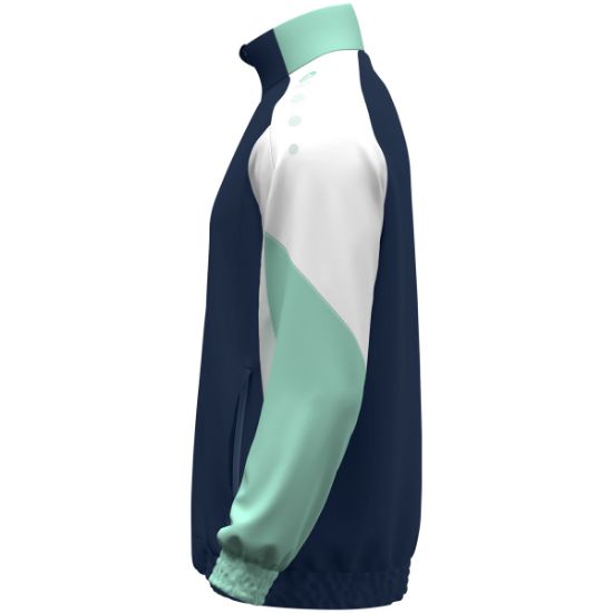 Afbeeldingen van Geweven jas Dynamic marine/wit/munt