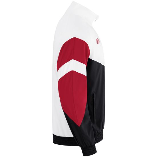 Afbeeldingen van Vest Retro zwart/wit/rood